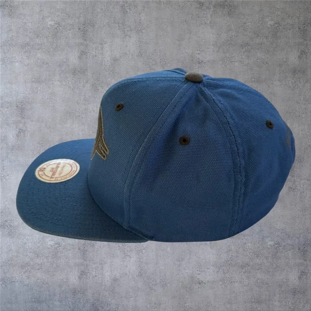 Mitchell Ness OKC Thunder Russell Westbrook Snapback Hat Blue Signature Cap NBA